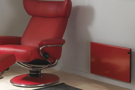 Glamox H30 370мм/800Вт/IP20 красный